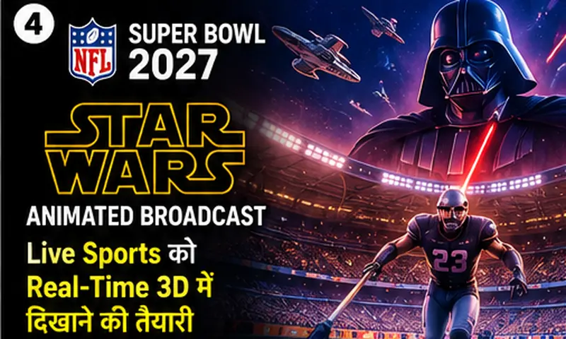 Super Bowl 2027 का Star Wars Animated Broadcast: Live Sports को Real-Time 3D में दिखाने की तैयारी